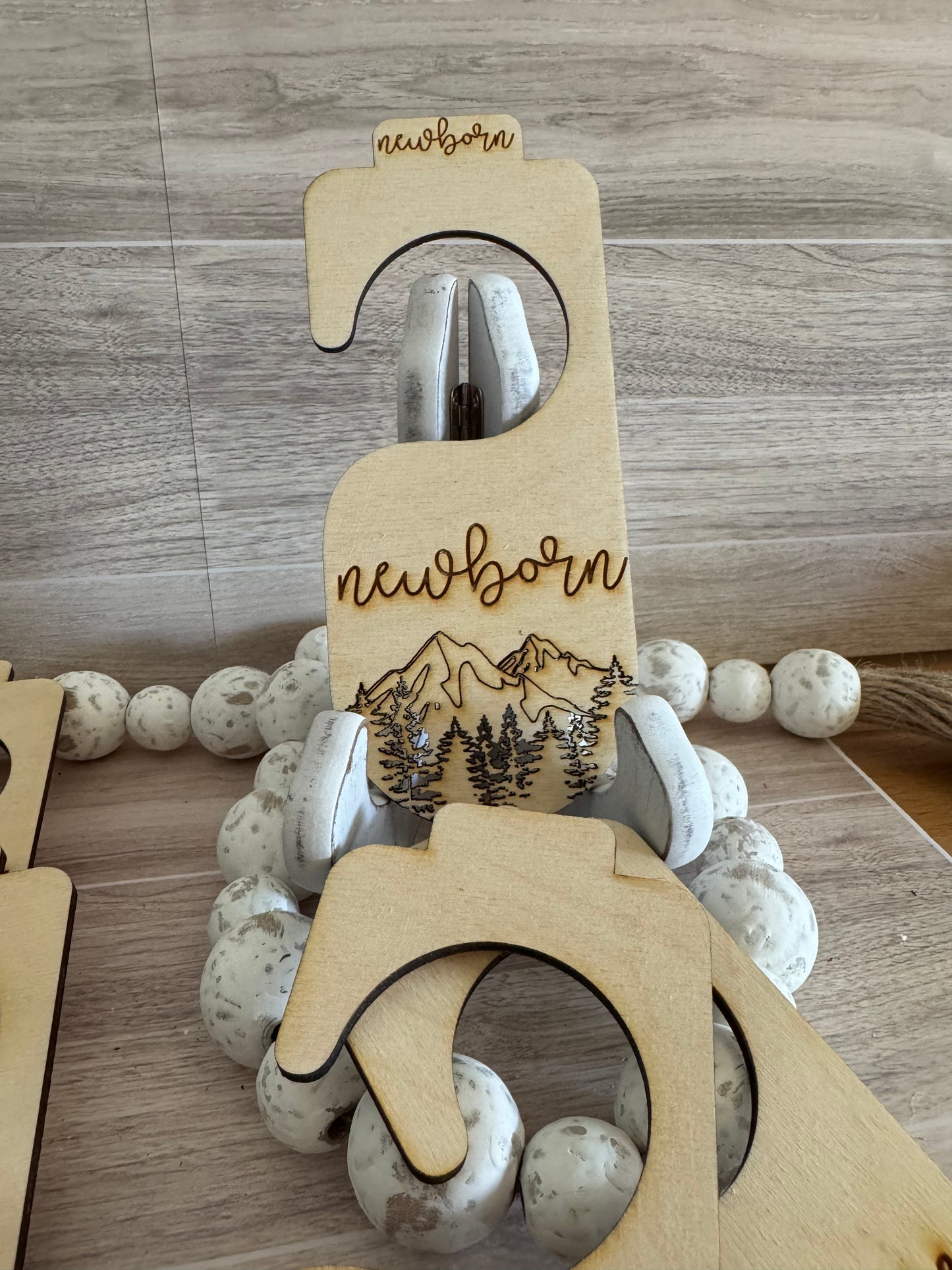 Baby Closet Divider Hangers - Mountains
