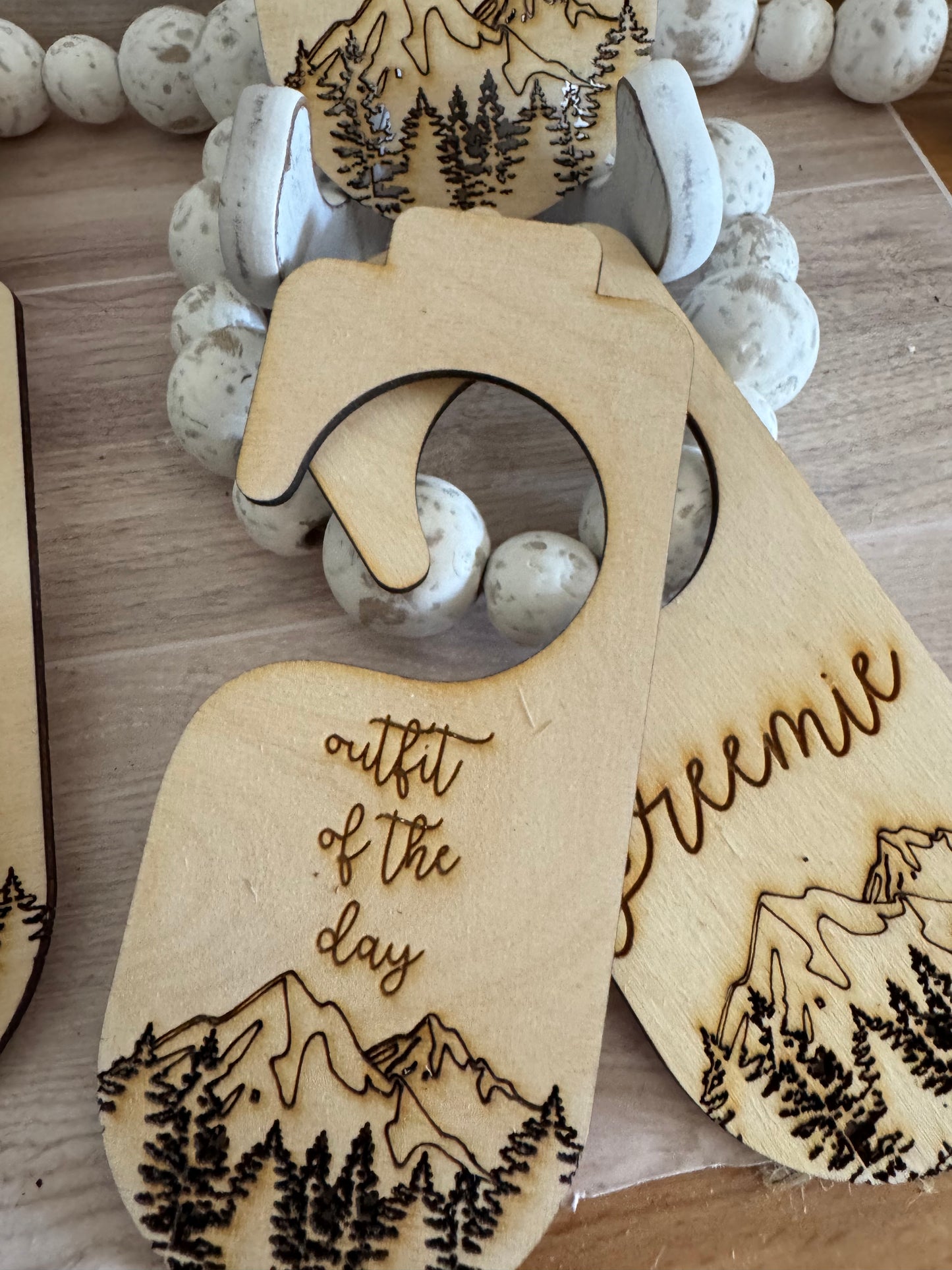 Baby Closet Divider Hangers - Mountains