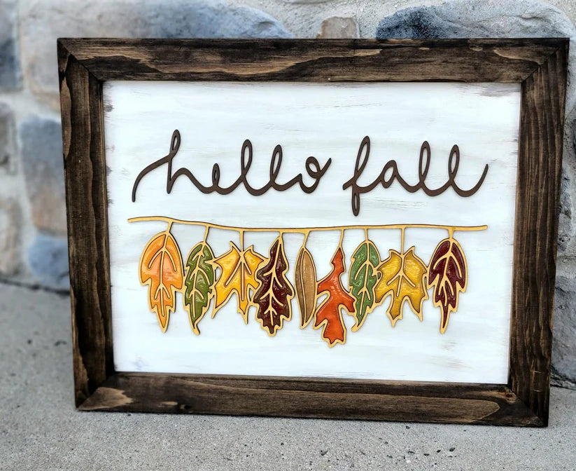 9/13/2025 - 3D Fall Liquid Glass Signs @ The Market at the Three Little Birds