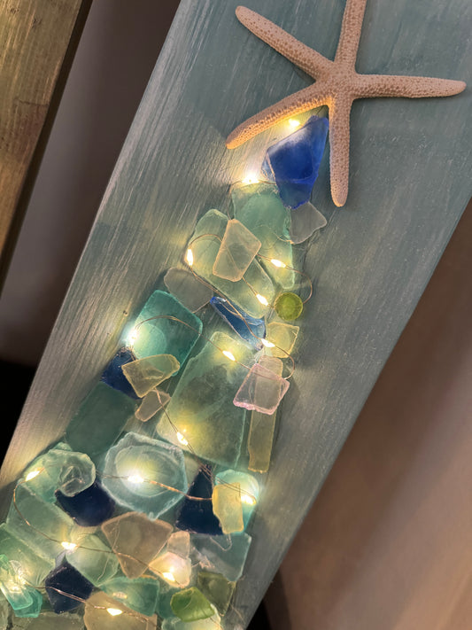 12/19/2024 - Seaside Sparkle: Craft Your Own Light Up Tree Plank @ Southern Fireflies & Co