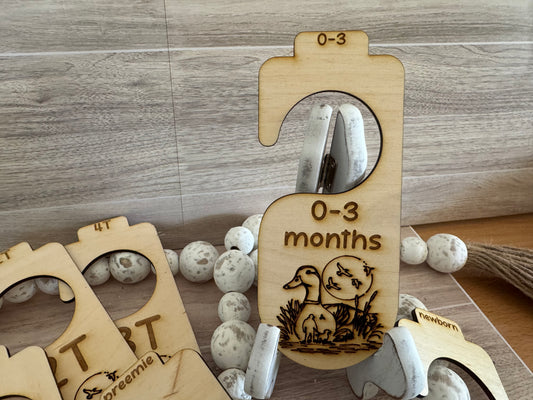 Baby Closet Divider Hangers - Duck Hunter
