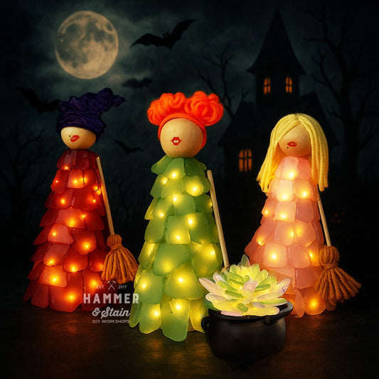 Sanderson Sisters Tumbled Glass DIY Kit
